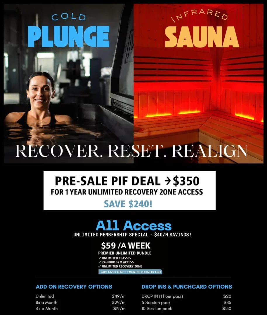 Sauna at HCFIT Training Club